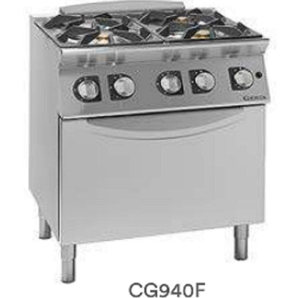 Cocina Giorik de 4 fuegos con horno CG940F