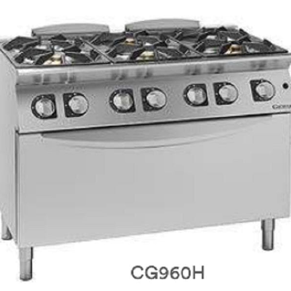 Cocina Giorik de 6 fuegos con horno CG960H