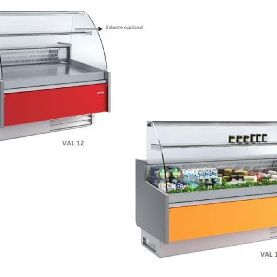 Vitrina expositora Serie ALMERIA INFRICO VAL12 VAL18